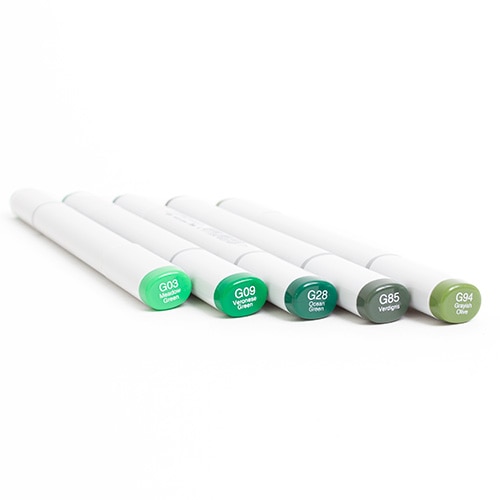 Copic, Markers, Art & School, Replaceable nibs, Refillable ink, 55194